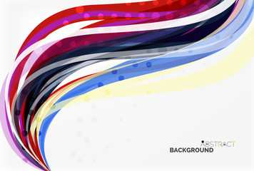 Elegant colorful wave, stripes