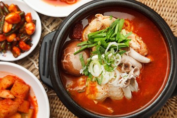 spicy chicken soup