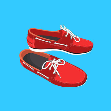 male boat shoes with laces 
