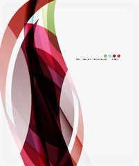 Vector silk wave background