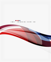 Vector silk wave background