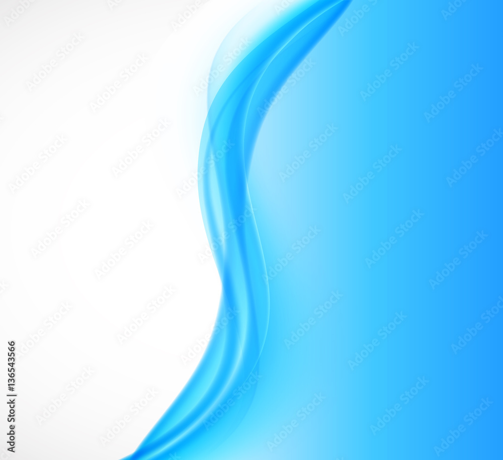 Poster abstract wavy soft design background