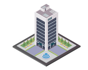 Modern Office Isometric, Suitable for Diagrams, Infographics, Illustration, And Other Graphic Related Assets