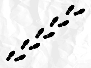 classic prints of male shoes , vector, illustration,