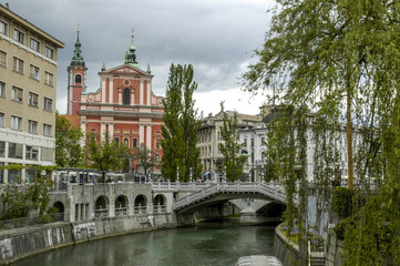 Ljubljana, city view, Slovenia