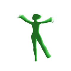 Frau im Gleichgewicht 1