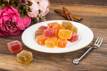 Sweet Candied Fruit Jelly