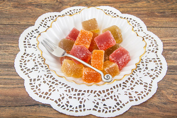Sweet Candied Fruit Jelly
