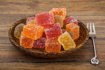 Sweet Candied Fruit Jelly