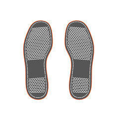 pair prints of male shoes , vector, illustration,