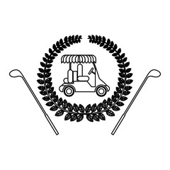 symbol golf emblem icon image, vector illustration