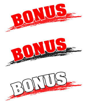 Bonus, Angebot, Button, Wischer