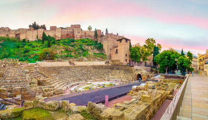 The Roman Theater of Malaga