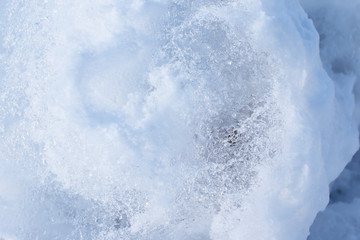 Snow white spring background