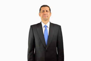 Unhappy business man