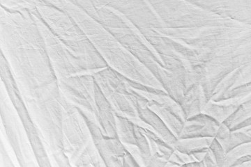 wrinkled white cloth as background