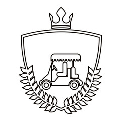 symbol golf emblem icon image, vector illustration