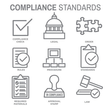 In Compliance Icon Set - Outline