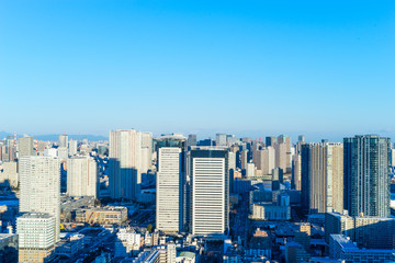Aerial View of Urban City