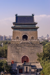 Historisches Wahrzeichen: Glockenturm in der Pekinger Altstadt