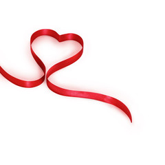 Elegante Schleife in Form eines Herzens
