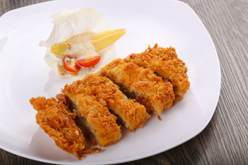 Crispy Pork with cheese