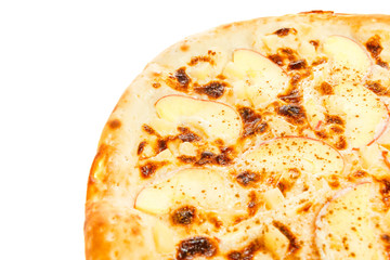 Fruit pizza with pineapple