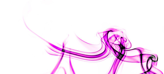 Abstract smoke isolated on White background