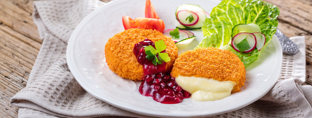 Gebackenes Camembert