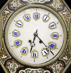 Ornate Vintage Close Up of  Clock Face