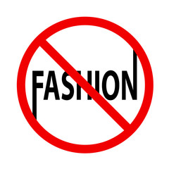 Prohibited public information icon with inscription fashion, vector, illustration