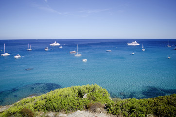Cap taillat beaches, near to Saint-tropez, french riviera