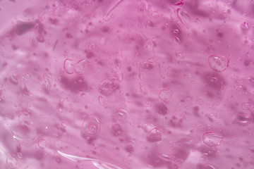 gel bubbles background and texture.