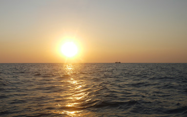 Obraz premium the sea sunset