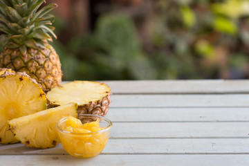 Homemade pineapple jam