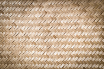 Bamboo weave pattern for background texture