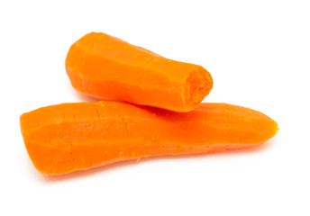carrots on a white background