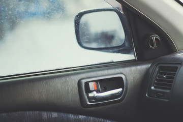 Part of the old car interior