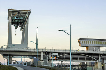 Vienna, hydroelectric power plant Freudenau, Austria, Freudenau