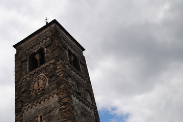 Old church against the sky
