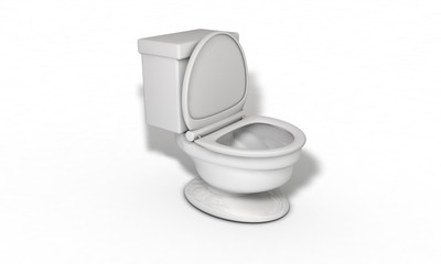 Water closet 3d render