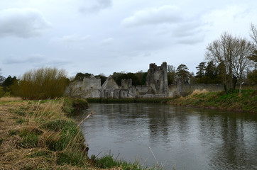 Stone Ruins of Desmond Castle in Adare Ireland