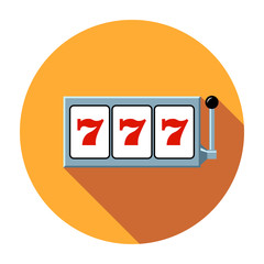 Slot reels icon vector illustration