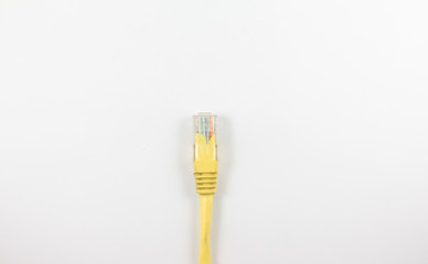 yellow color lan cable