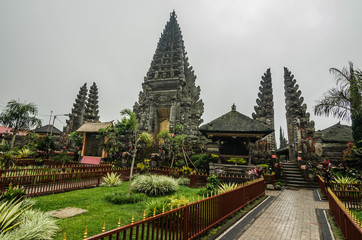 Obraz premium pura alun danu batur tempel