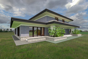 country house 3d project