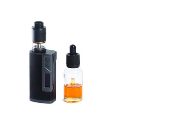 E-cigarette or vaping device isolated on white background