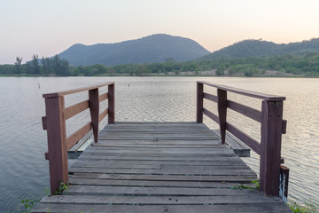Fototapeta premium waterside on lake