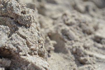 Sand on beach