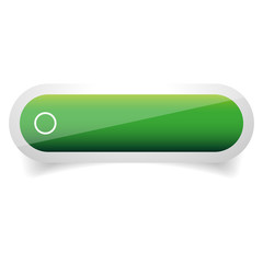 Empty vector glossy button